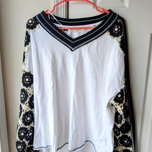 Free People Crochet Long Sleeve